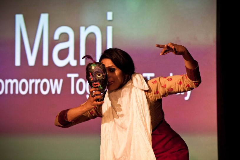 Rama performing at Global Female Leaders Summit, Berlin, April 2015. photography | Thies Ibold
